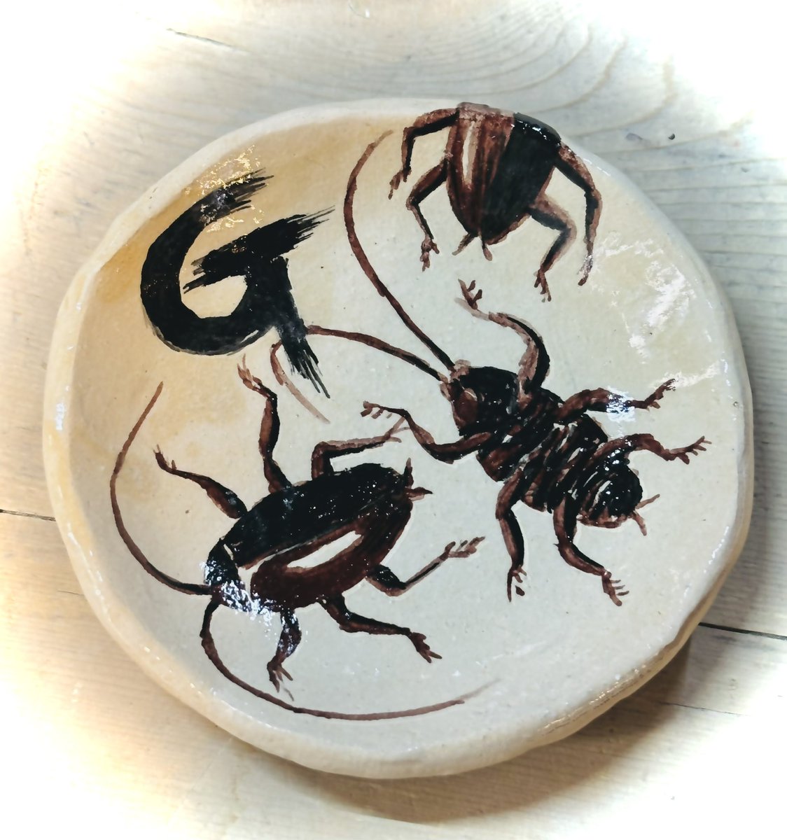 ゴの皿作った(•ㅂ•)و