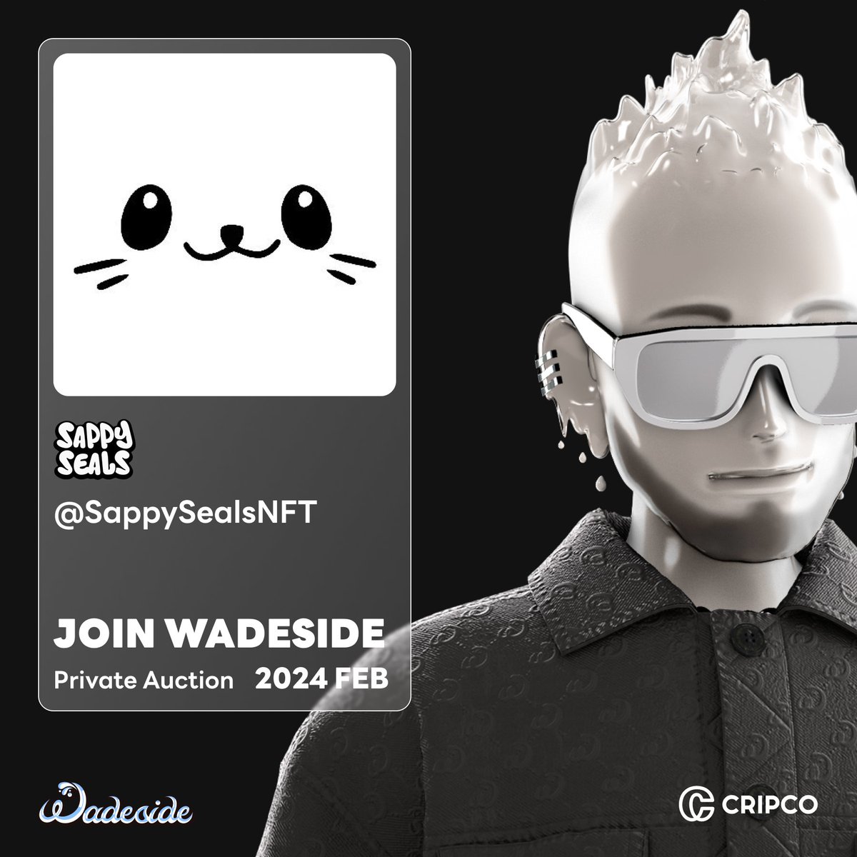 WADESIDE (@wade_side) on Twitter photo Sappy Seals is joining the WADESIDE INO 🫧
ARF ARF!
<a href="/SappySealsNFT/">Sappy Seals</a>, pioneers since 2021, have built a decentralized haven, welcoming digital natives and fostering positive growth. Their vision perfectly aligns with WADESIDE, making this partnership a celebration of friendship Sappy Seals is joining the WADESIDE INO 🫧
ARF ARF!
<a href="/SappySealsNFT/">Sappy Seals</a>, pioneers since 2021, have built a decentralized haven, welcoming digital natives and fostering positive growth. Their vision perfectly aligns with WADESIDE, making this partnership a celebration of friendship