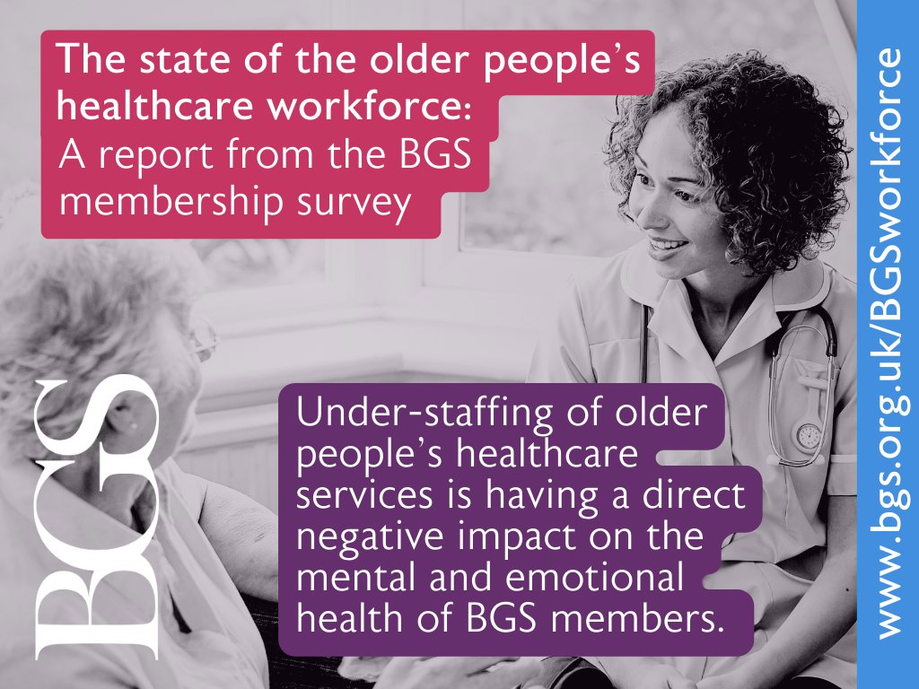 GeriSoc's tweet photo. BGS members were asked what changes at work would make a difference to their mental wellbeing, a third stated having more staff available would make the biggest difference & enable them to provide better quality of care to their patients. https://t.co/a0VS8Jesux #BGSworkforce https://t.co/ROpWy4npai