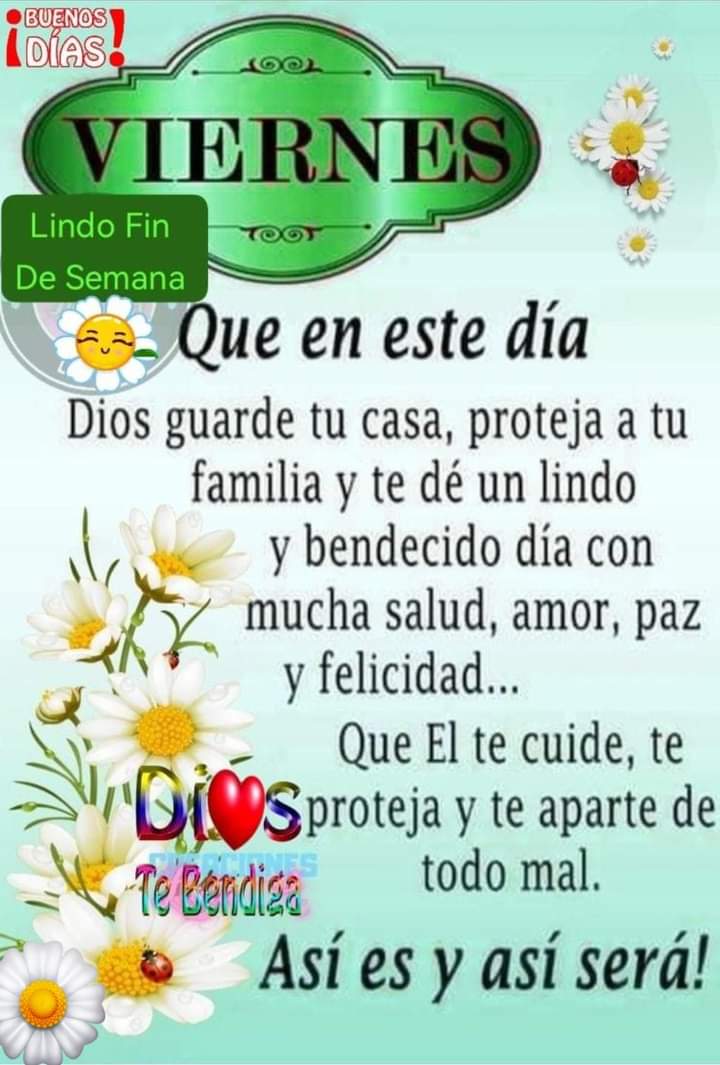Excelente y feliz día 💖