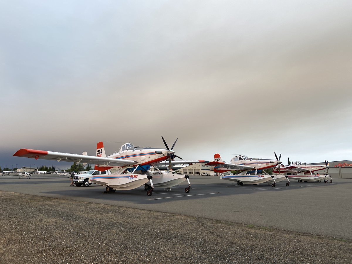 DauntlessAir's tweet photo. With a #fleet of rapid initial attack #aircraft like the #FireBoss, #wildlandfirefighting agencies can increase tank capacity and tactical flexibility while saving on operating costs. https://t.co/ho8XGEBEDs
