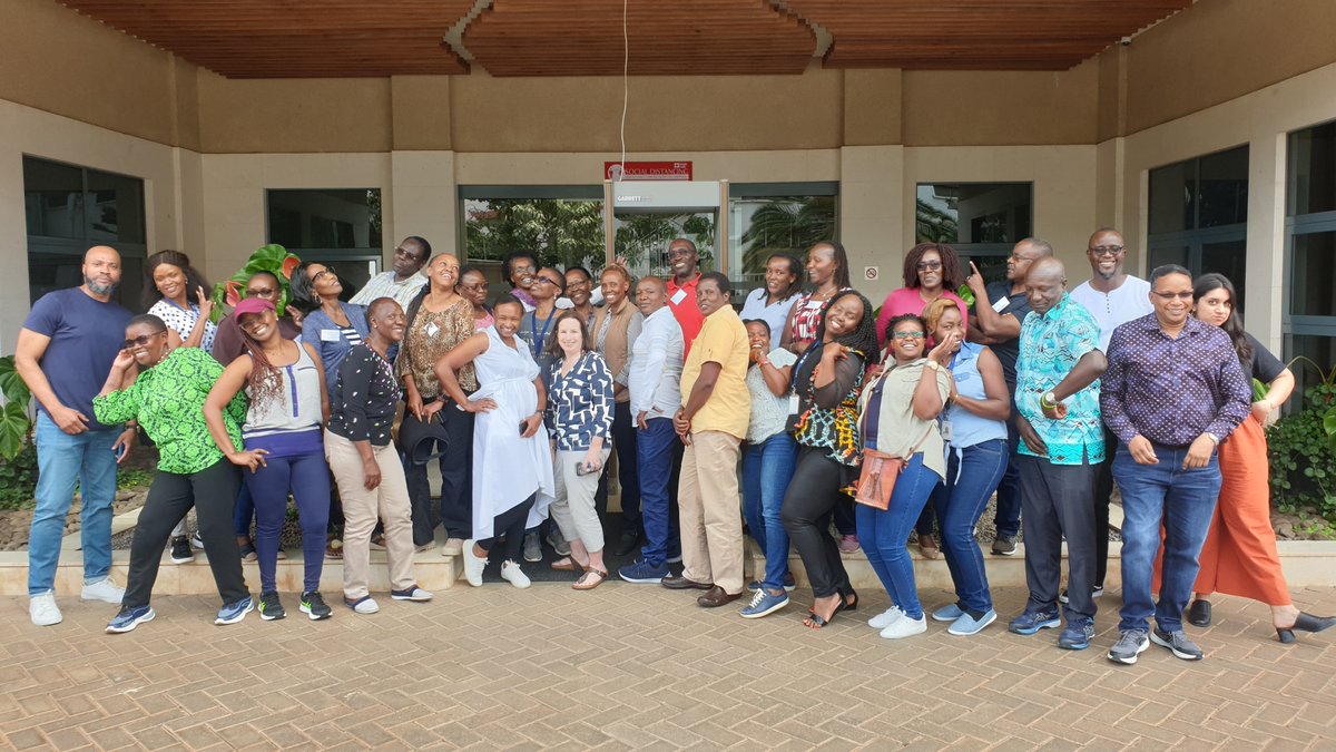 IDRC_ESARO's tweet photo. @JulieShouldice @PaulPokwi @CanHCKenya #Teambuilding day!

Time for fun (including a group photo 😀) during our annual ESARO teambuilding. This year we are excited to be joined by @JulieShouldice as we focus on conflict resolution at the workplace. https://t.co/WqWuzmwDkv