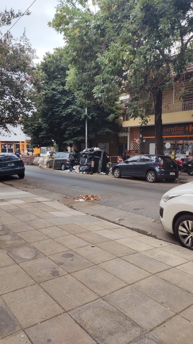 Otra fotito del desastre... <a href="/jorgemacri/">Jorge Macri</a>, <a href="/claramuzzio/">Clara Muzzio</a>, <a href="/carrefourarg/">Carrefour Argentina</a>, @SolbayresBA y agrego a <a href="/ibaistrocchi/">Ignacio Baistrocchi</a>, Ministro de Espacio Público. El manejo de la basura en CABA, lo dije antes, y lo reitero, es de CUARTA!!!!