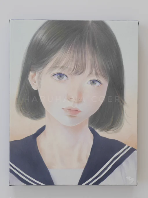 『言えない気持ち』写真では誠に分かりにくいのですが、瞳と唇のハイライトに雲母を乗せてキラッツヤッとさせています。「GAZE」超視線展優秀賞受賞者展会期:2024年2月6日(火)-2月11日(日)11:00-19:00*月曜休館、最終日-17:00会場:The Artcomplex Center of Tokyo (ACT) ACT1 