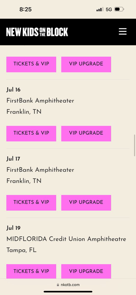 ShelliMcNeil78's tweet photo. @StephArnettMS @NKOTB So far this concert and Atlanta is the closest place https://t.co/LsQ6oNUF2u