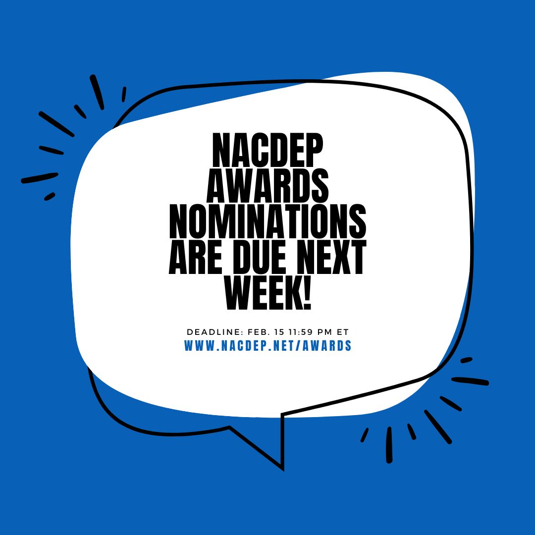 Dull weekend plans?  Liven it up by putting the finishing touches on your NACDEP award application!  Due THURSDAY, February 15. #NACDEP24 nacdep.net/awards