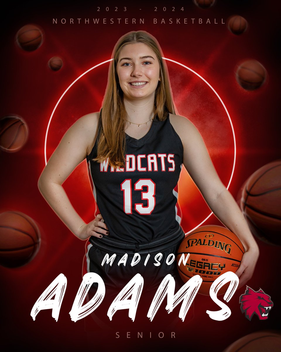WildcatsNw's tweet photo. Senior Madison Adams

Make Plans to Join Us Monday (February 12) as we take on the Seneca Bobcats and celebrate all of our Seniors!

JV Game Starts at 6:00pm followed by recognition of our Seniors (about 7pm) before the Varsity Game.

#nwbuilt #onceawildcatalwaysawildcat https://t.co/tPzsXoIq2x