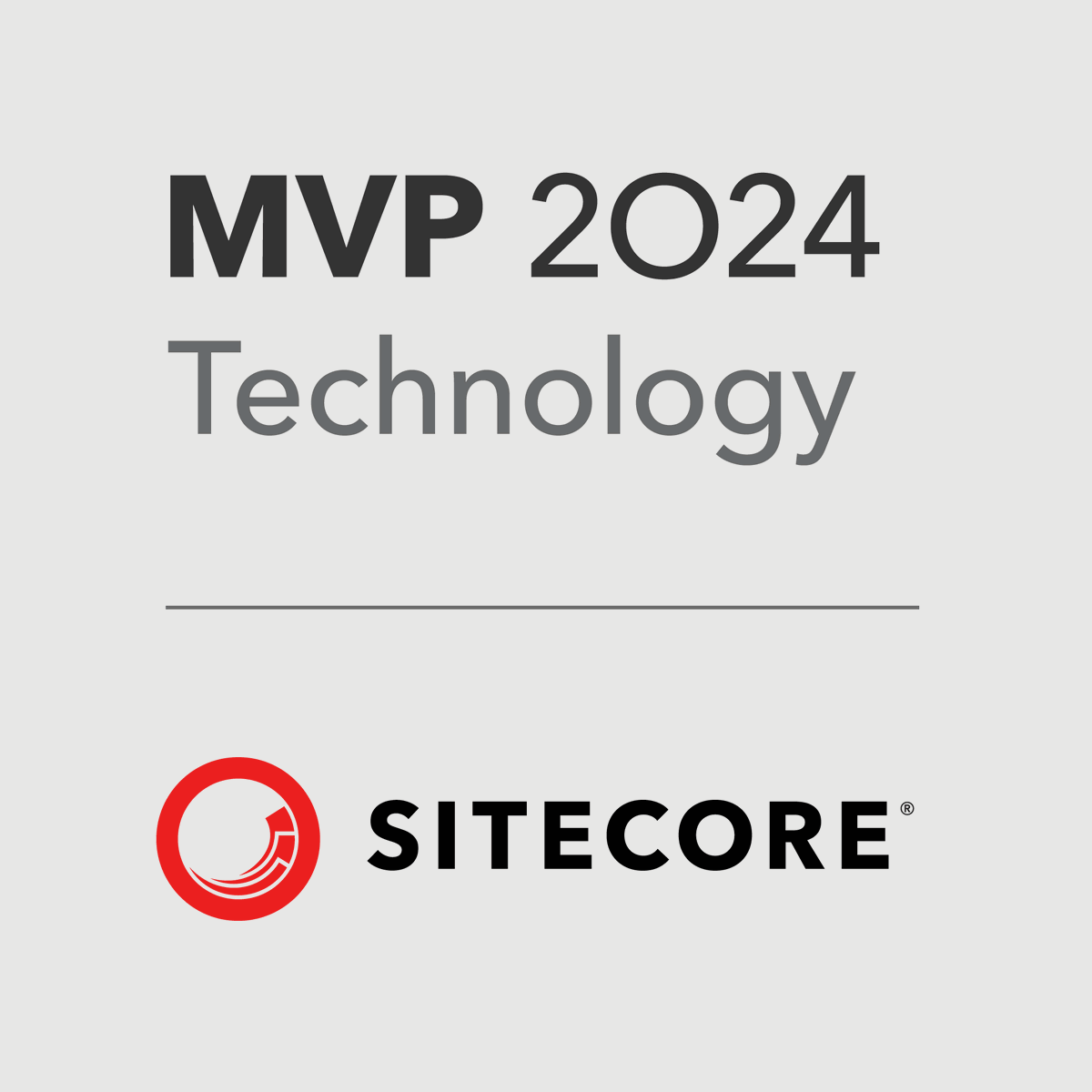 I am delighted to be recognized with a <a href="/Sitecore/">Sitecore</a> Technology MVP 2024 #SitecoreMVP

sitecore.com/company/newsro…