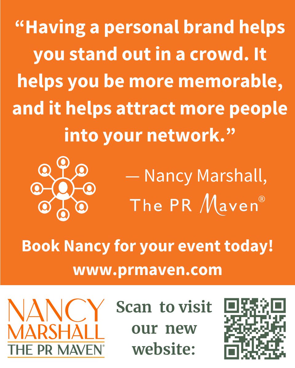 To learn about booking me for a keynote speech or a workshop, visit my new website at prmaven.com.

#PRMavenNation #MarshallPRMaine #keynotespeaker #publicrelations #networking #publicspeaking #personalbrand