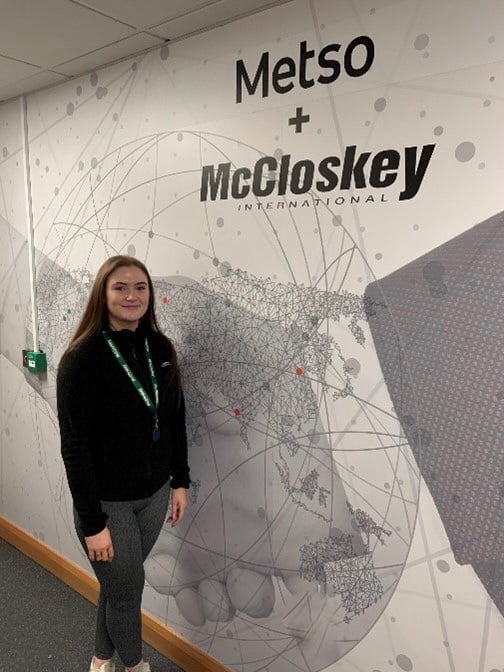 McCloskey_Int's tweet image. Introducing Elisia 🌟 Currently pursuing her Foundation Degree at South West College, Elisia started her journey with McCloskey two years ago. Recognized for her dedication and hard work, Elisia was awarded the prestigious McCloskey Scholarship last year! #apprenticeweek