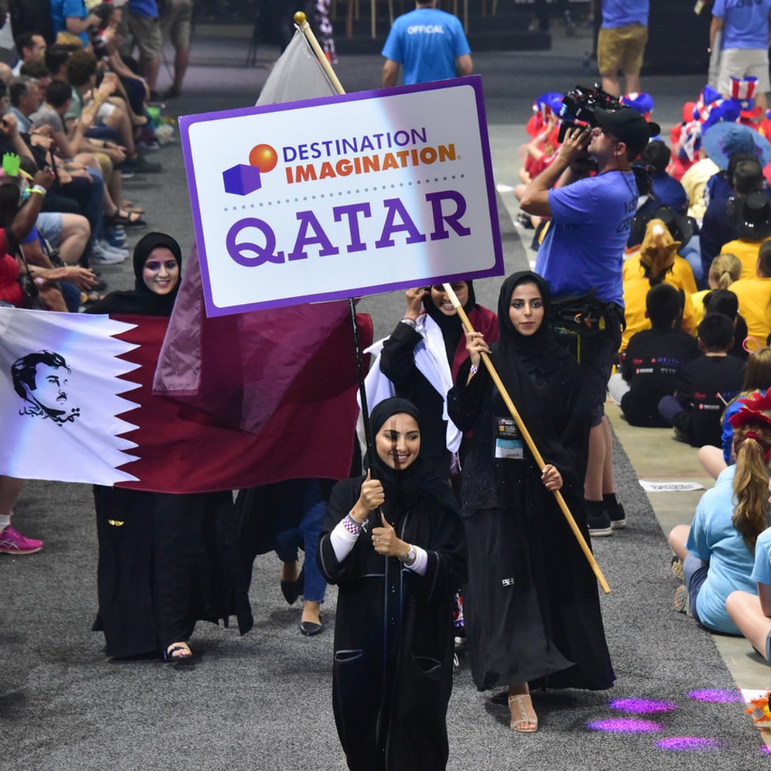 IDODI's tweet photo. Wishing the best of luck to all of our Qatari teams competing in their Affiliate Tournament today!
#DestinationImagination #ChallengeExperience #TournamentTime #Qatar https://t.co/iNUBne878a