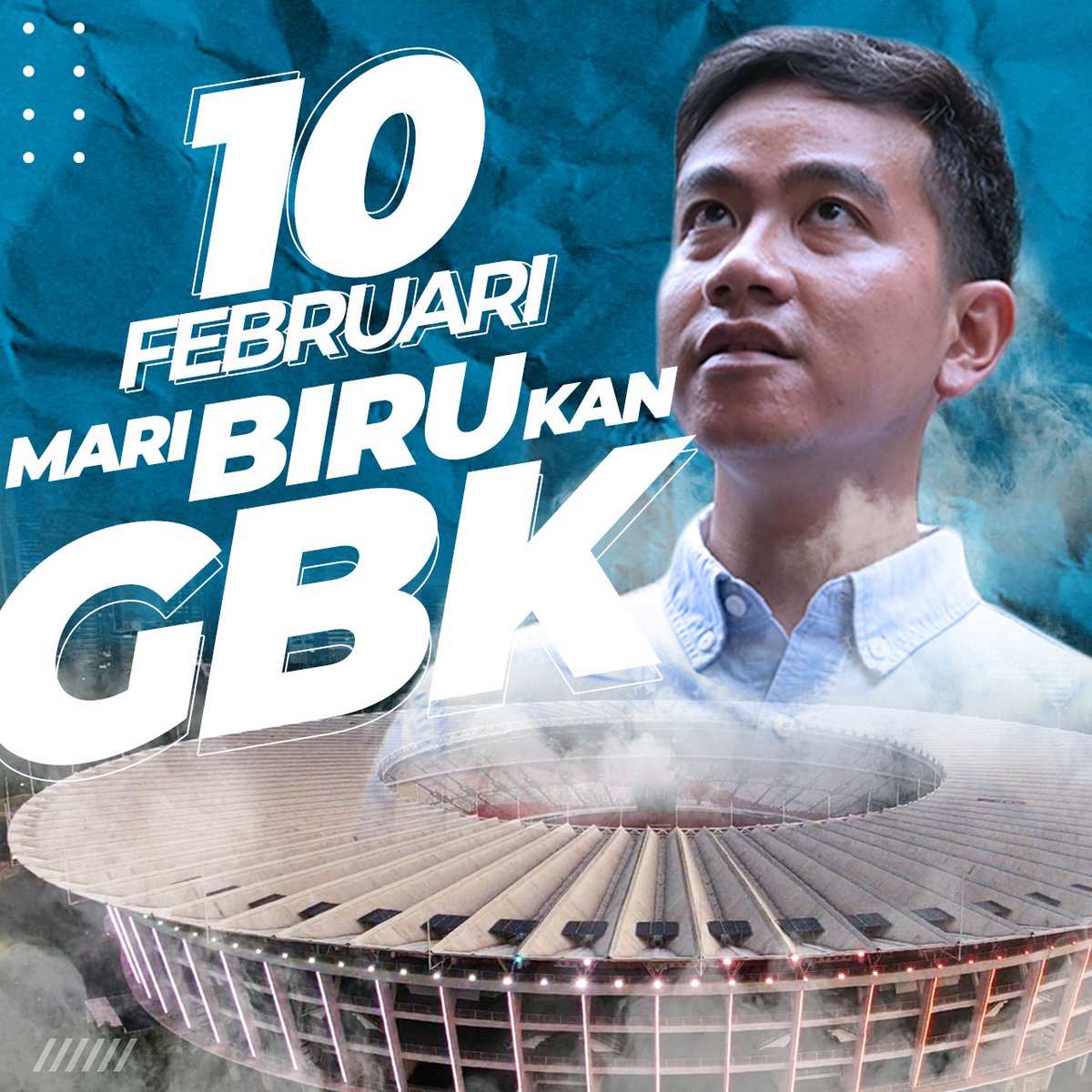 Ayok kita birukan Jakarta di pesta Rakyat Pada tanggal 10 Febuari 2024 Di GBK Senayan Jakarta #bersamaindonesiamaju #Chill08Win