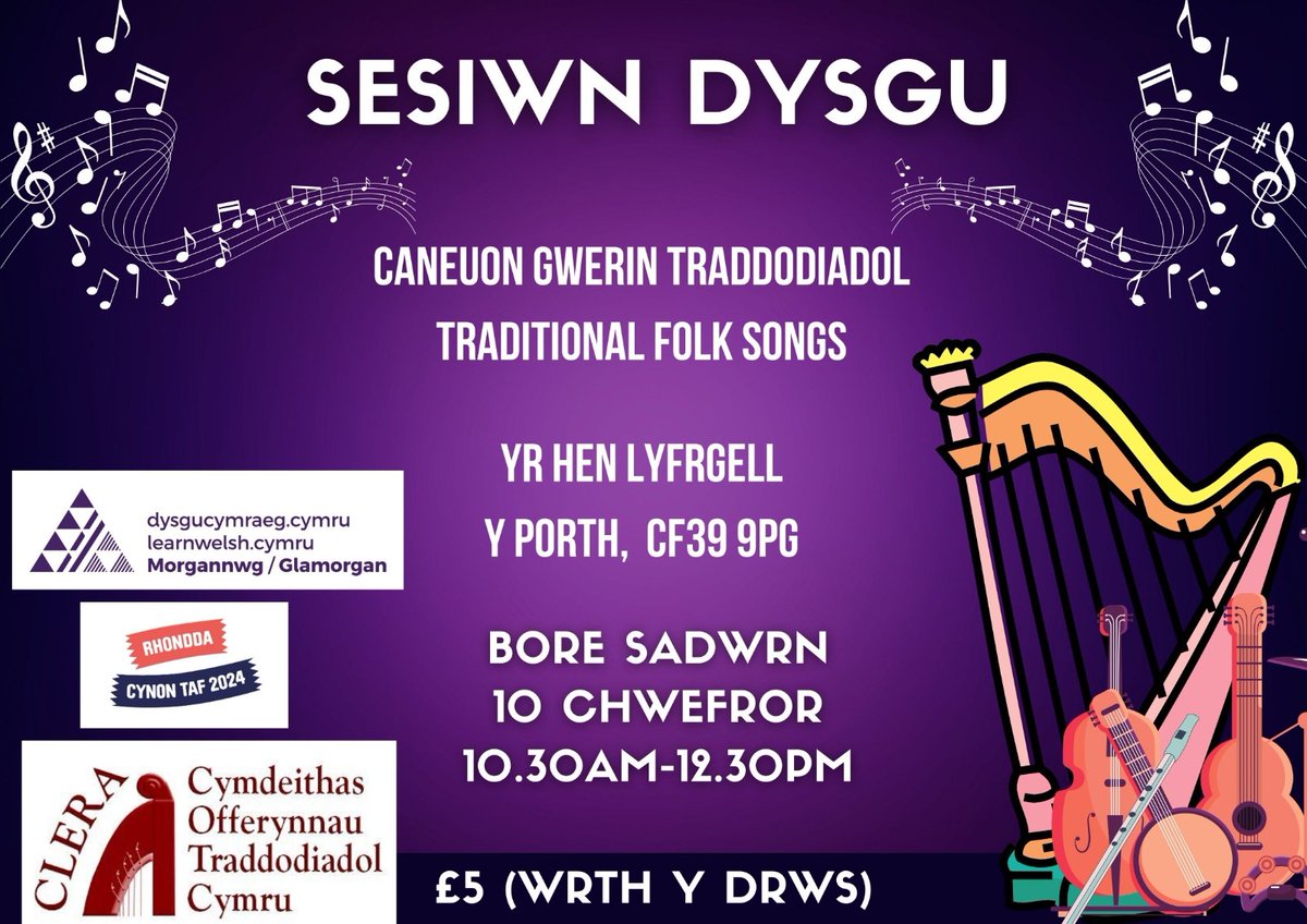 MenterIaithRhCT's tweet photo. Beth am ddathlu #DyddMiwsigCymru y penwythnos yma trwy fynd i un o'r digwyddiadau yma i godi arian at #Steddfod24?

Celebrate #DyddMiwsigCymru this weekend by going to one of these Eisteddfod fundraising events!

@Miwsig_ #Miwsig https://t.co/Waq19HlJWp