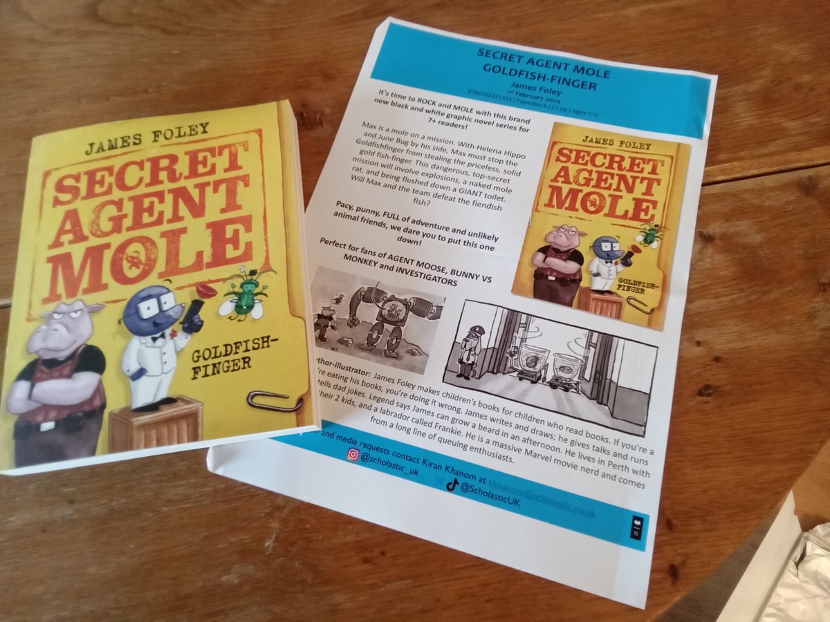 tlander93's tweet photo. Thanks to Kiran @scholasticuk for this #bookpost .  Looking forward to reading these and taking to school.  #KwamesMagicQuest @bernardkmensah #NatashaNayo #SecretAgentMole #JamesFoley https://t.co/WUMb0HlMUm