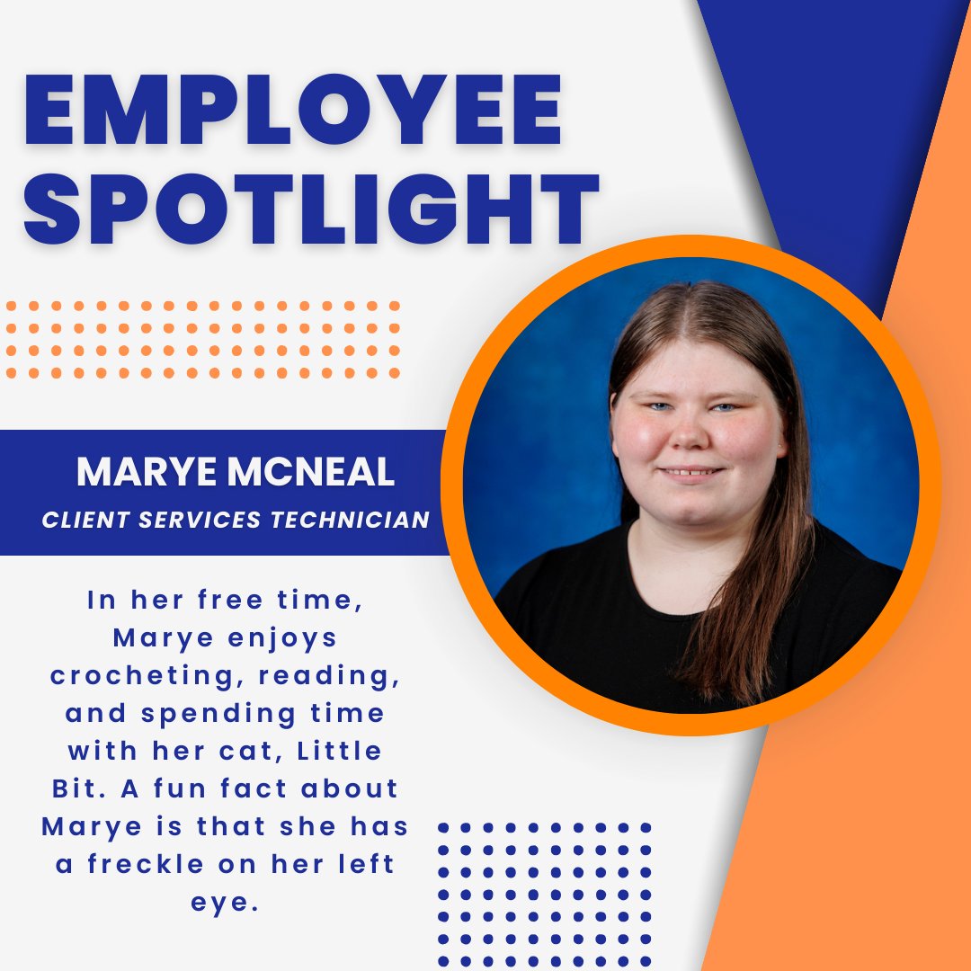 UTM_ITS's tweet photo. Our Employee Spotlight this week goes to Marye McNeal! She is a client service technician in our department! We are grateful for all of her hard work! Help us show Marye our appreciation! #utmits ⭐⭐ https://t.co/p9TAJkQXvb