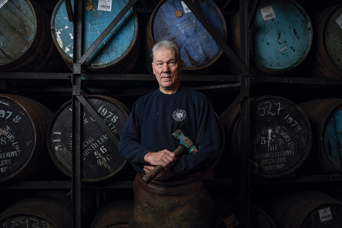 Having completed his apprenticeship in 1973, Andy Moore has over five decades of coopering experience. His dedication and commitment were honoured when he was recognised as ‘Cooper of the Year’ at Whisky Magazine’s Icons of Whisky Awards 2023. #NAW2024 #SkillsForLife
