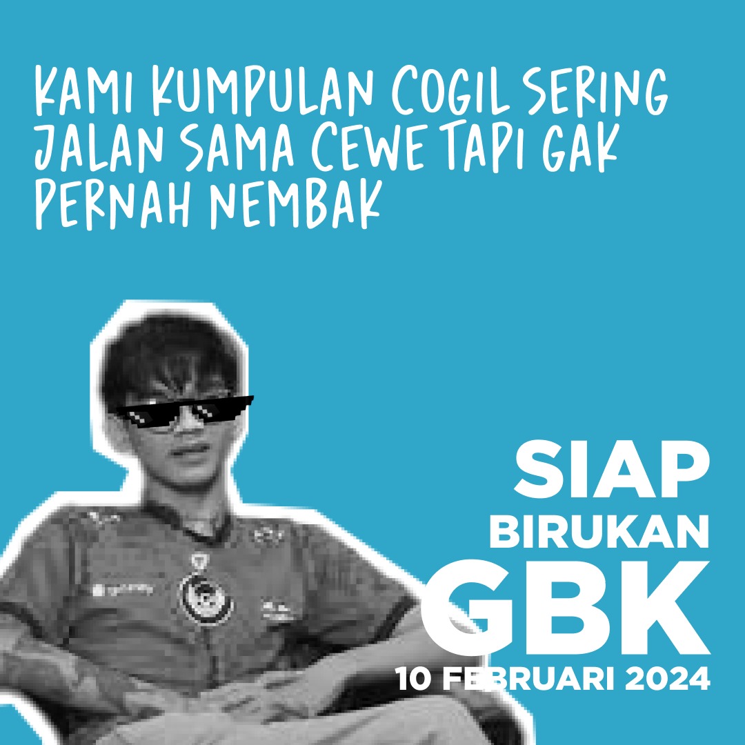 cintyakalisa's tweet photo. Are You Ready?
Siapkan dress code biru kamu, kita kumpul bersama di GBK. PUSAT MEMANGGILโ
Tinggalkan segala aktivitas demi datang ke GBK besok, buat nyaksiin Kampanye Akbar Prabowo-Girban๐โ๏ธ๐ซฐ
Jangan lupa ke GBK dan No. 2โ
#bersamaindonesiamaju #chill08win https://t.co/QaC7R7jnwA
