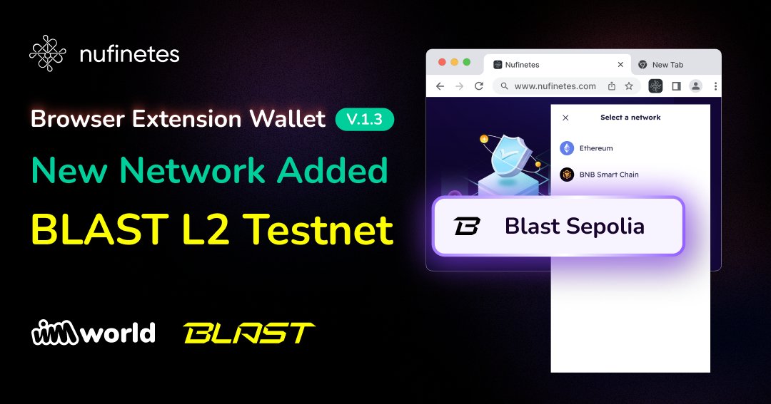 Nufinetes Multi-Chain Wallet tweet media
