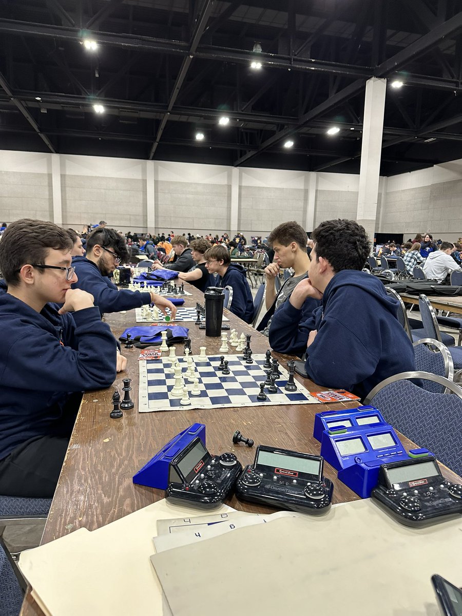 Day 1 of Chess State!  Pre-game warmups.