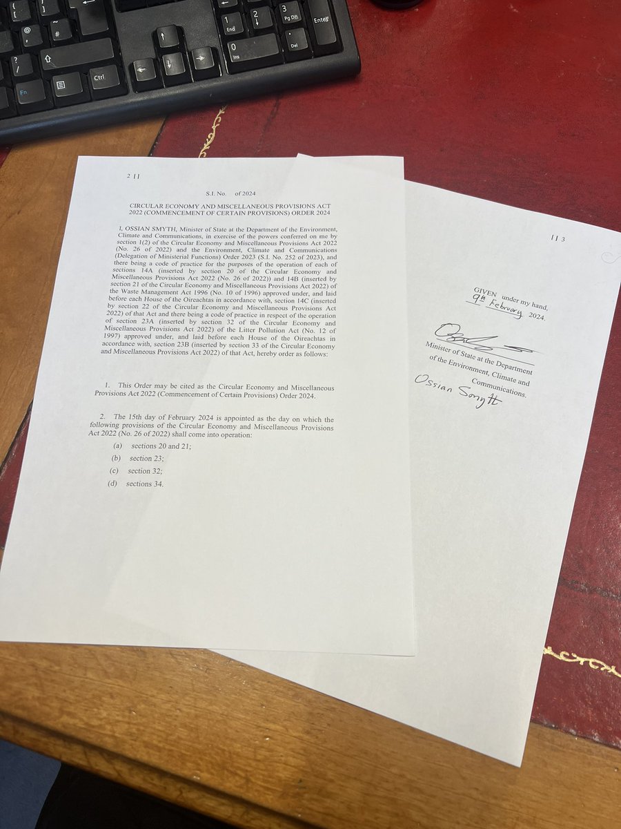 County councils who tried to prosecute for dumping and littering were stopped when the offenders claimed their privacy was breached.
I am today giving county councils a legal basis to use CCTV for litter and dumping blackspots…