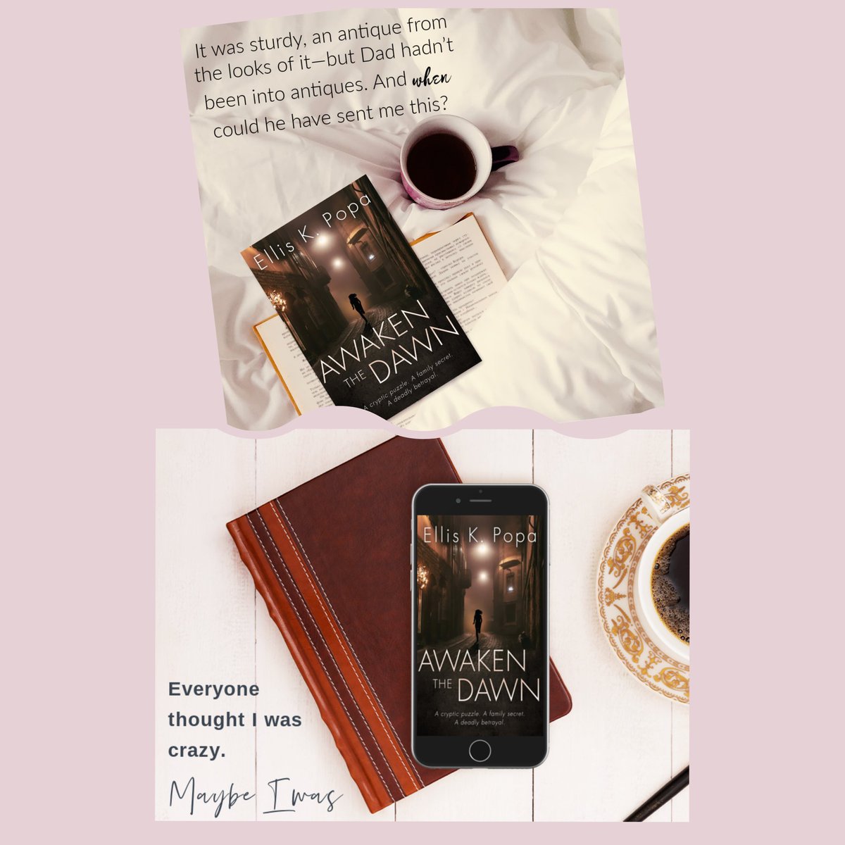 🎉🎉COMING SOON🎉🎉
Ellis K Popa is sharing a teaser from her upcoming debute, AWAKEN THE DAWN! Check out the gorgeous YA thriller with a scavenger hunt at the heart of a family mystery, and be sure to preorder your copy today. 
Pre-Order: books2read.com/Awaken1