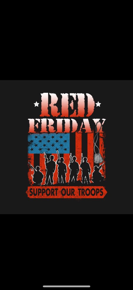#RedFriday #WearRedOnFriday 
#UntilTheyAllComeHome 
#USMilitary 
#SupportOurVeterans 
#SupportOurTroops
