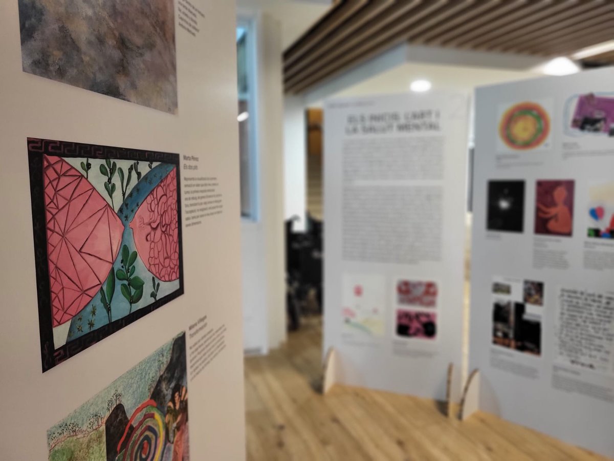 ICO_oncologia's tweet photo. Inaugurem l'exposició "L'Art davant la malaltia" realitzada per pacients oncològics. Una exposició itinerant d’@artagere i #DOMUM que recull els treballs fets durant les sessions d'#artteràpia a l’Espai DOMUM de l'ICO l'Hospitalet.
Podeu venir a veure-la fins al 22 de març! https://t.co/PcJ4XaZMN8