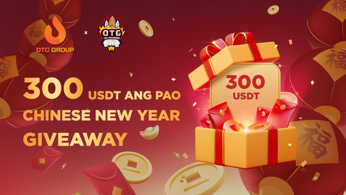 otgdeficommunit's tweet photo. @DTCGroup_ x @otgdeficommunit  300 USDT ANGPAO 活动 🚀

📷 在这个特别农历新年里，我们为OTG社区带来了一个令人兴奋的活动，共 300 USDT 的红包送出去给大家！
这笔红包将分给最少10位幸运的获奖者！ 🎉

 🈵如何参加： https://t.co/Usf74cZk1D