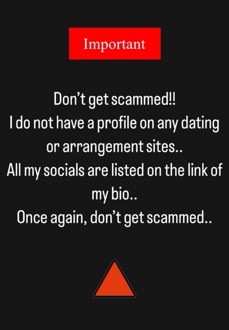Don’t get scammed!! ‼️‼️ https://t.co/FzFHgQfJZ0