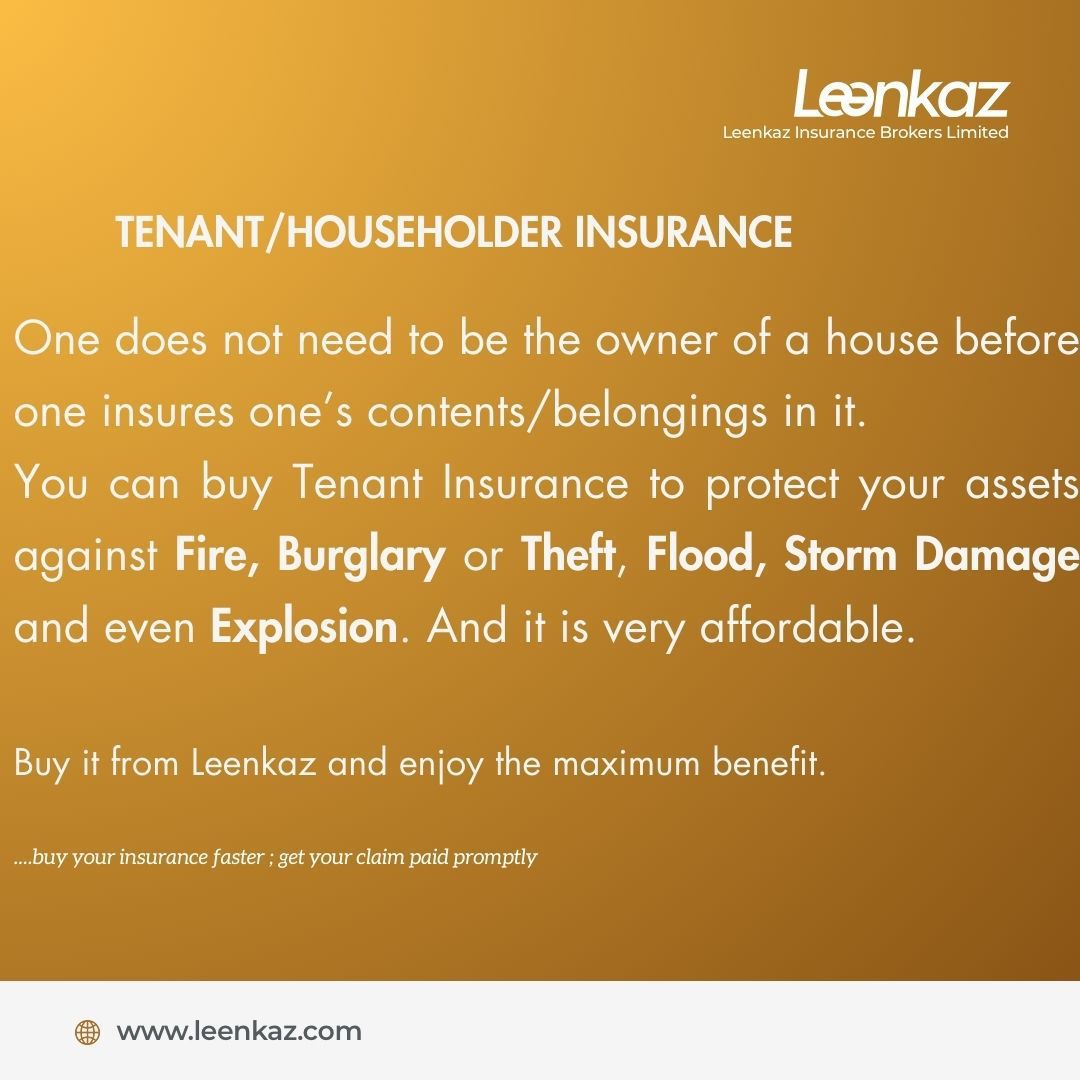 LeenkazBrokers's tweet photo. Buy your #Tenant Insurance from Leenkaz Insurance Brokers Limited.  

#Leenkazbrokers https://t.co/ahpD61199K
