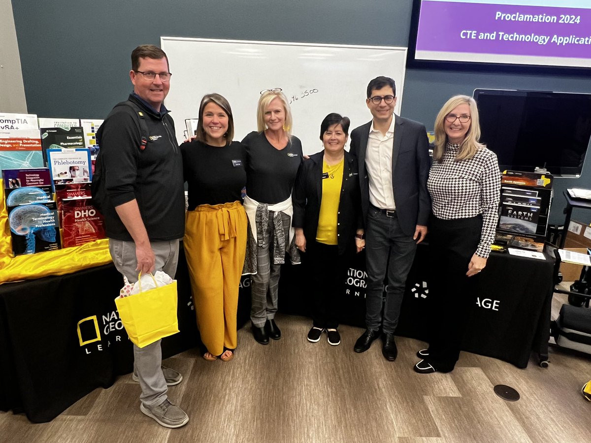 HickleNGL's tweet photo. Hello Kilgore, Tx! We are at the Region 7 Showcase to introduce you to our amazing Science/CTE titles.  
@ExploreInside/@CengageLearning empowers teachers to accelerate learning for all students. Our content, resources, and support is what you are looking for in a curriculum. https://t.co/v8dFkbi7JI