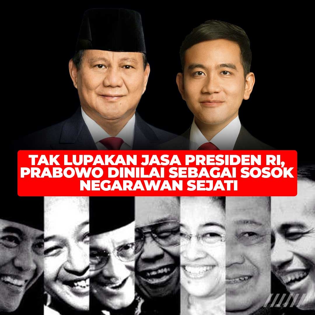 itsmerosec's tweet photo. Naluri pemimpin tdk akan pernah bisa menipu. Apalagi sosok Pak @prabowo beliau sudah mewakafkan dirinya untuk bangsa dan negara. Pak Prabowo juga sangat menghargai jasa para Presiden pendahulu. Apresiasi untuk beliau ๐๐
#bersamaindonesiamaju #chill08win https://t.co/xiODB5BnZ8