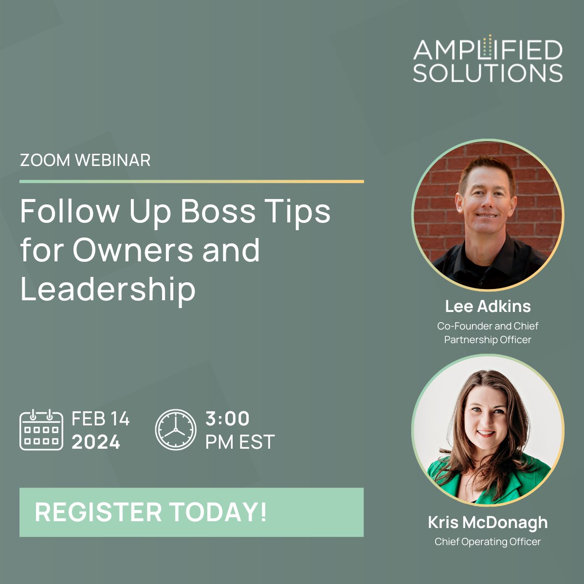 🚨 Join us on Wednesday! Webinar on FUB Tips for Owners and Leadership! Use this link to register to watch live or get the recording sent right to your inbox! us02web.zoom.us/webinar/regist… #realestate #followupboss #leadership