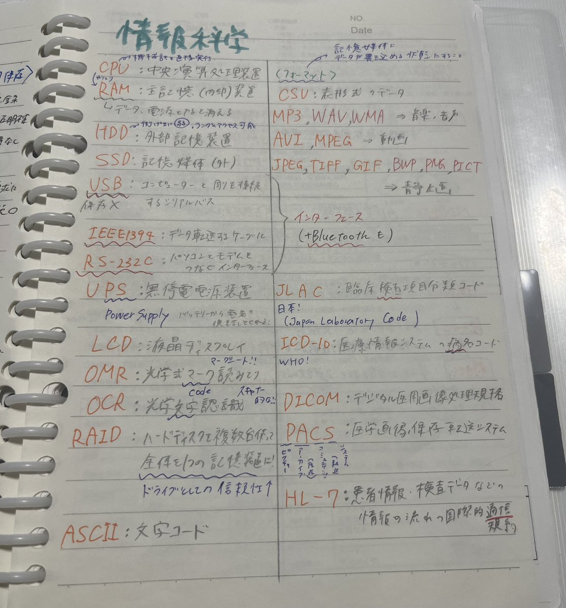 臨床検査技師　まとめノート 臨床検査技師国家試験対策③｜riri