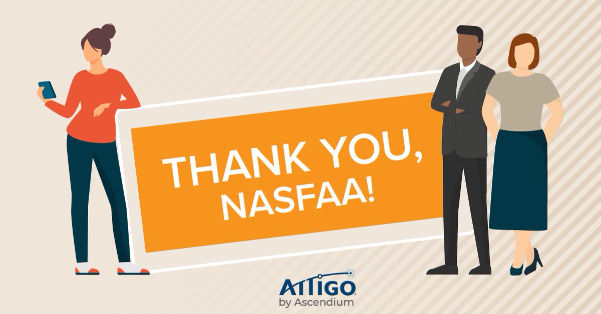 Thank you for a terrific conference, @NASFAA! If we didn't get a chance to talk at the 2024 NASFAA Leadership & Legislative Conference & Expo, you can get the details about our student loan repayment support at bit.ly/3BF7q2V. #Attigo #NASFAA #NASFAALeadership…