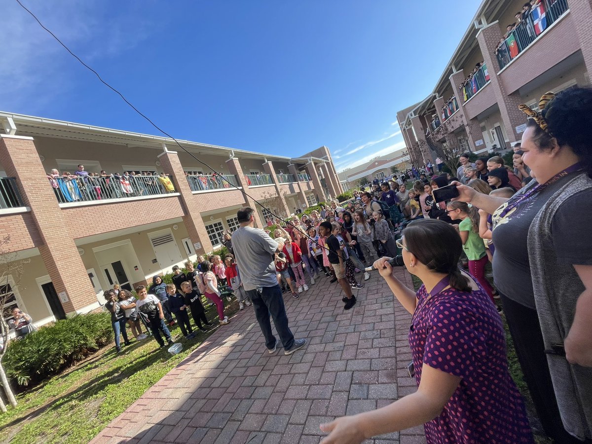 _JamieSnyder_'s tweet photo. What a FUN Friday @RicheyTigers - students used their tiger tickets to win a chance to pie a staff member in the face. https://t.co/xEUZecVvFC
