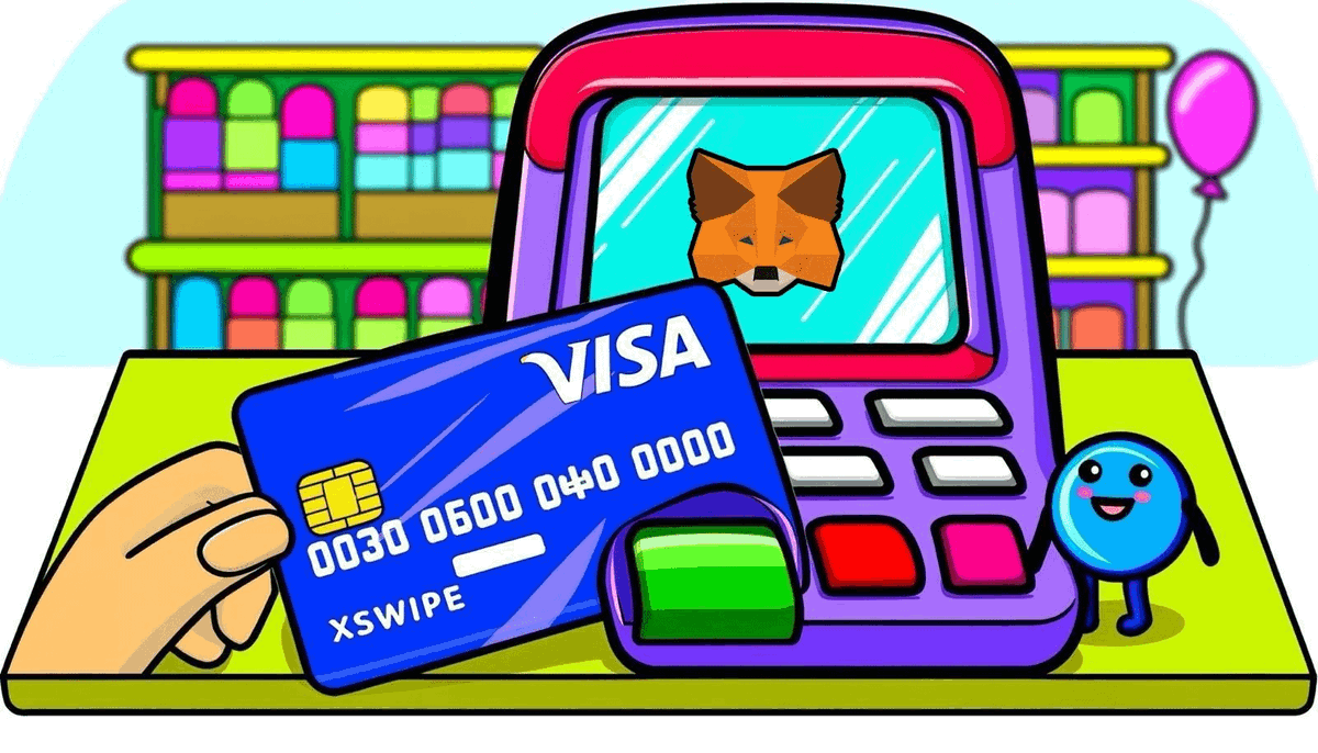 <a href="/Visa/">Visa</a> have now enabled loading directly from <a href="/MetaMask/">MetaMask 🦊</a> to FIAT with the new XSwipe Protocol integration!

Say goodbye to CEX.  - load your stablecoins and altcoins directly and withdraw cash instantly with just a click!

5/7