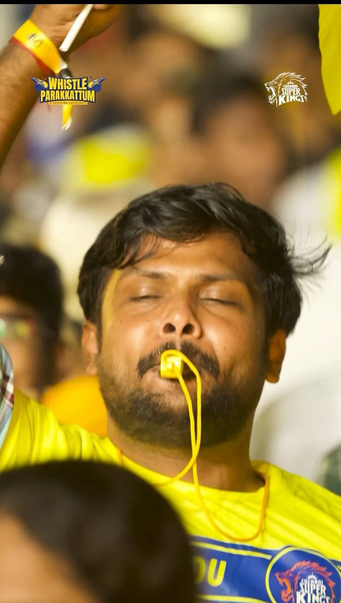 Myself 2nd from starting and also 3rd from last .. Yellove Army Happy Annachi 💛💛
#WhistleParakkattum  #Csk #Chennaisuperkings #IPL2024
