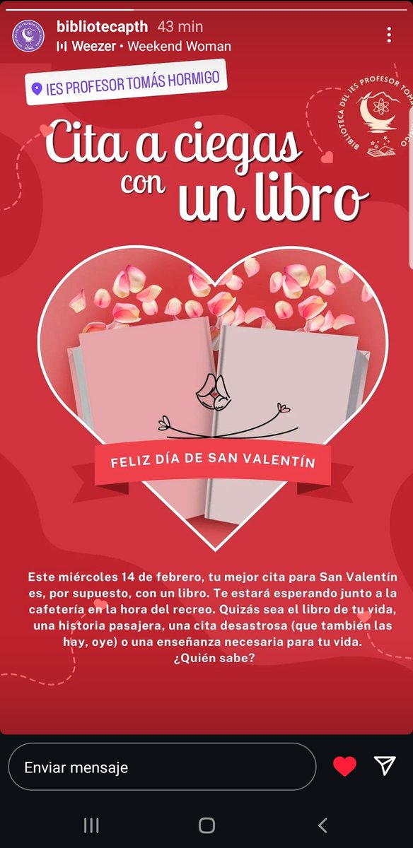 bibliotecapth's tweet photo. Para San Valentín, tu cita a ciegas con un libro https://t.co/C6Cbgq61fD