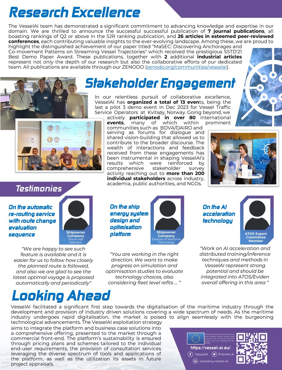 The Culmination of VesselAI's Journey! 

With a mix of pride and gratitude, we present the grand finale: Newsletter #8!
As we bid farewell, we extend heartfelt thanks to our team, partners, and stakeholders. Your unwavering support has been our compass.

vessel-ai.eu/knowledge-hub.…