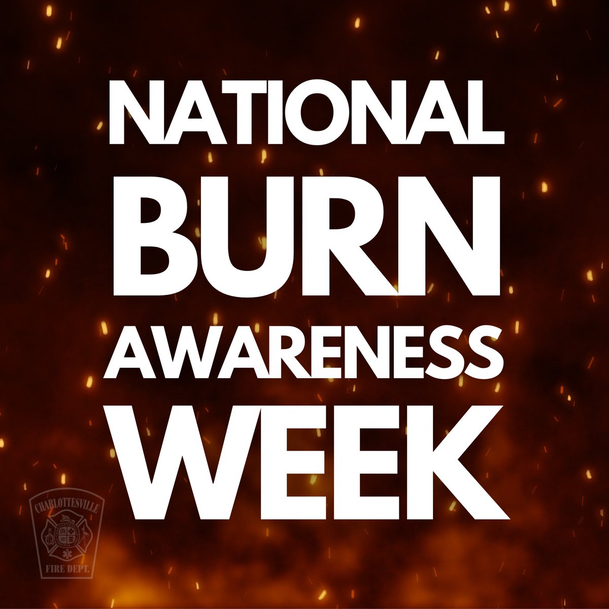 CFD is recognizing Burn Awareness Week and would like to share  helpful tips on how to protect and treat yourself when handling flammable liquids.

Visit the link to read how you can properly treat and protect you and your loved ones against burns!

charlottesville.gov/CivicAlerts.as…