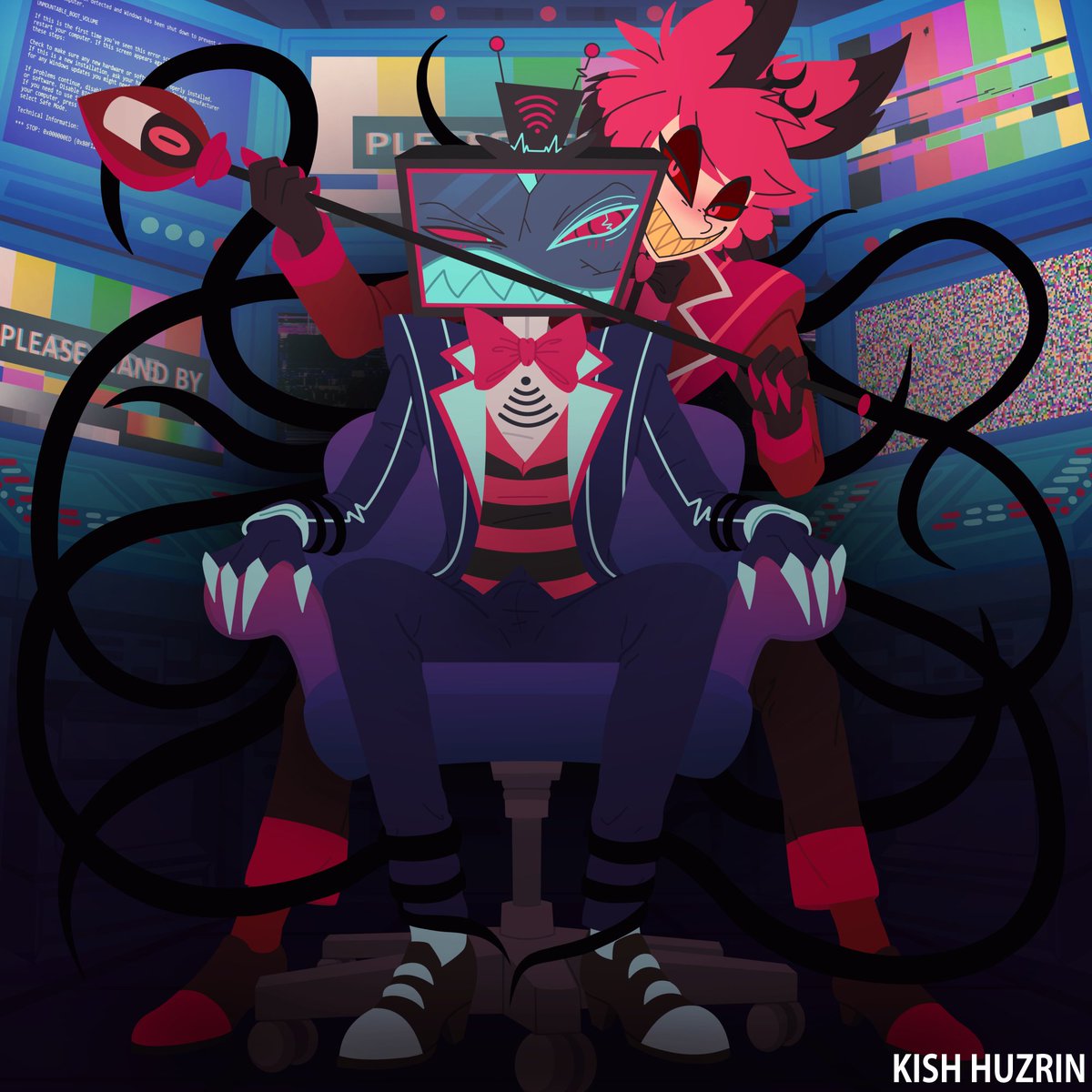 mechanistik's tweet photo. #HazbinHotel #RadioStatic https://t.co/uuLMaiEcxT