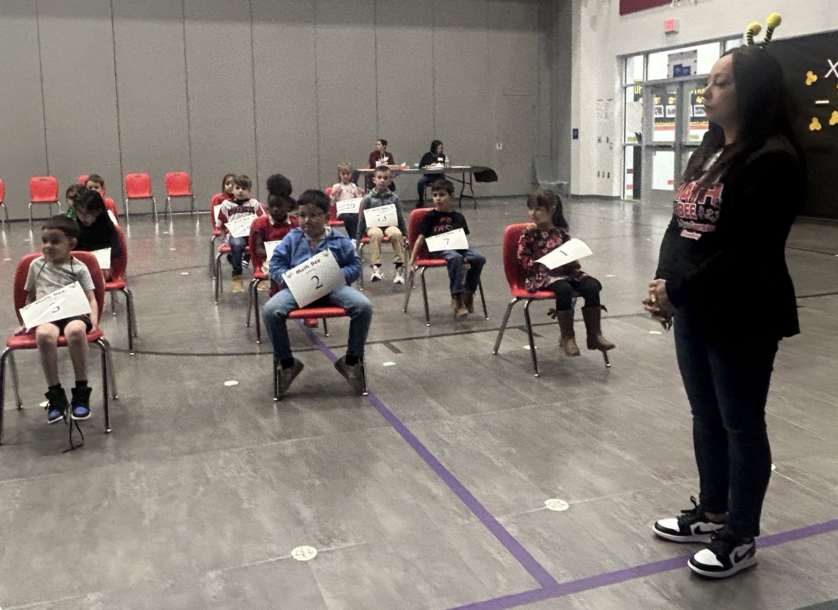 Our #JCEbuffaloes  were BUZZIN’ during our Math Bee today. 🐝🦬