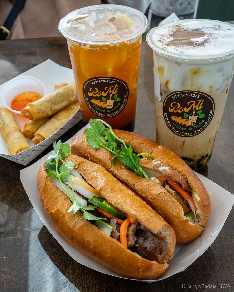 Arkansas Ambassadors like Joseph (@hangrypedalernwa on IG) love featuring local businesses! He recently ate at BoMi Coffee &amp; Boba in Tontitown then shared the experience with his followers. Want an Ambassador to feature your business? Fill out the form! form.jotform.com/223476131478055