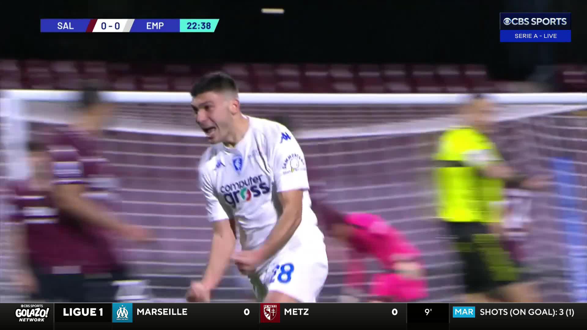 An INCREDIBLE (own) goal from Alessandro Zanoli. 🙃