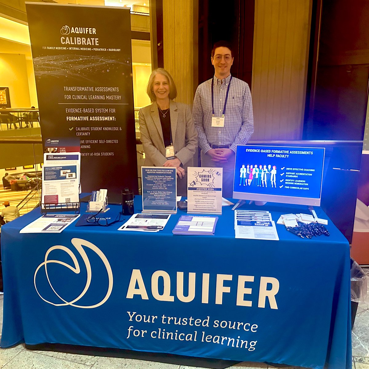 STFM_FM's tweet photo. Visit with @AquiferOrg at the STFM Conference on Medical Student Education! #MSE24 #FamilyMedicine #STFM https://t.co/gij0Dvsm26