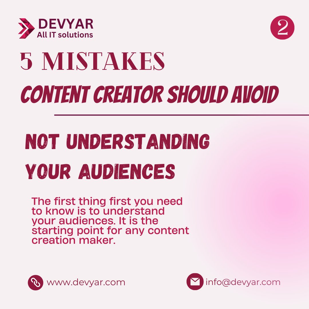 DevyarSoftware's tweet image. 📝✨ Attention Content Creators: Avoid These 5 Common Mistakes with a Killer Content Strategy! 💡🚫

We understand the power of compelling content in driving engagement and growth. 
#Devyar #softwaredevelopment #softwareengineer #allitsolution #websitedevelopment #DevyarIT