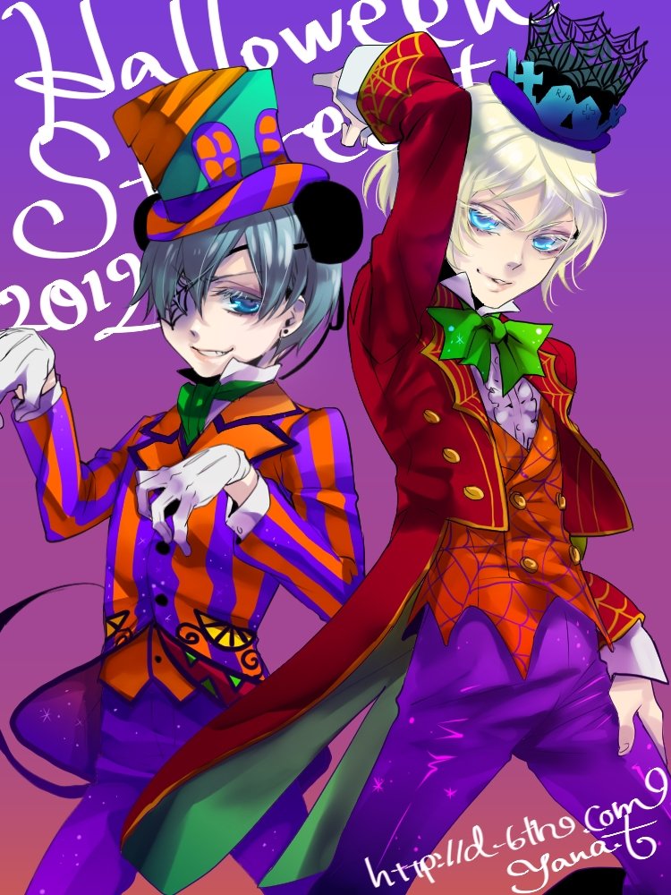 "alois and ciel are enemies" WRONG. they go to amusement parks and celebrate halloween together (CANON)