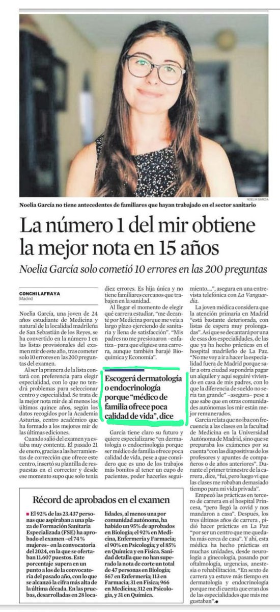 @COMBarcelona 
@carlosbm
@DoctorCasado
#AtenciónPrimaria
@manelbalcells
@javierpadillab
@PakoJoan2010
La n°1 del #MIR 24 explica lo q los MIRs opinan y por más q aumenten plazas d MF, rebajen nota  para ir a una MF x otra via.NO HABRA MF ni en ciudad ni pueblos!!