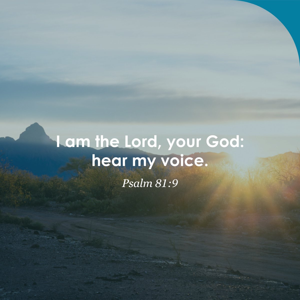 In our distractions, do we hear God's voice? In order to hear God's voice, we must dedicate time to Him. This is a reminder to spend some time in prayer with Him today and listen to his voice.